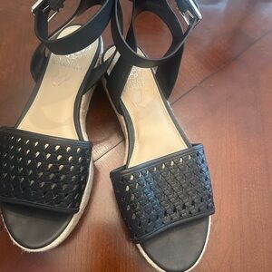 Black Woven Sandals